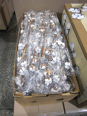 Decorative cotton branch shipping worldwide